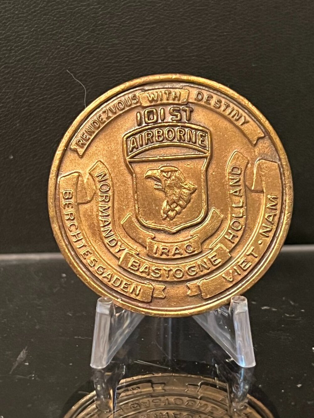 VTG 101st Airborne Air Assault Iraq Berchtesgaden Vietnam Challenge Coin (342)